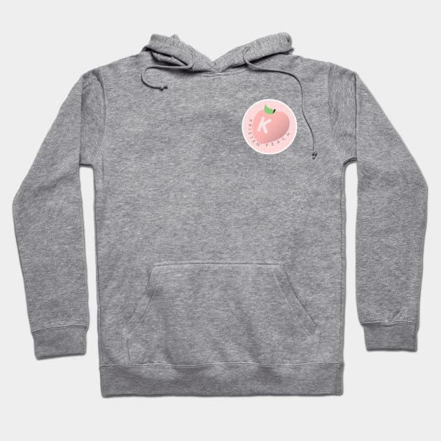 official "kristen peach" logo Hoodie by kristenpeach